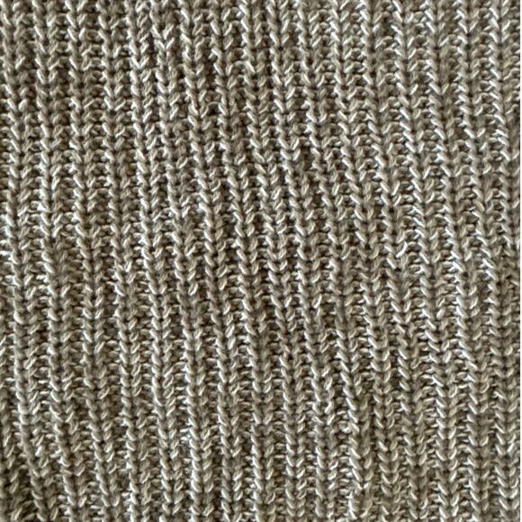 Ellen Tracy Roll Neck Chunky Knit Sweater Size Medium Nordic Rib Stitch Cozy - Picture 7 of 14